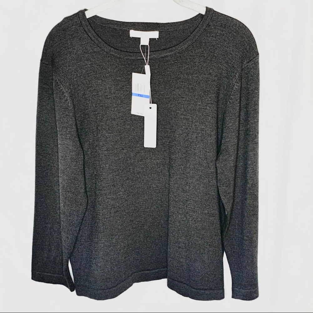 NWT- Spense Heather Charcoal Sweater
